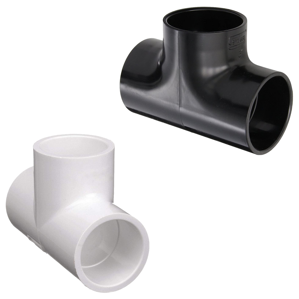 Tee, Schedule 40 PVC Fittings (401020, 401020B, 401015) Solar Pool