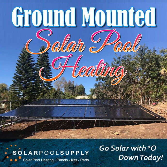 Ground Mounted Solar Pool Heating