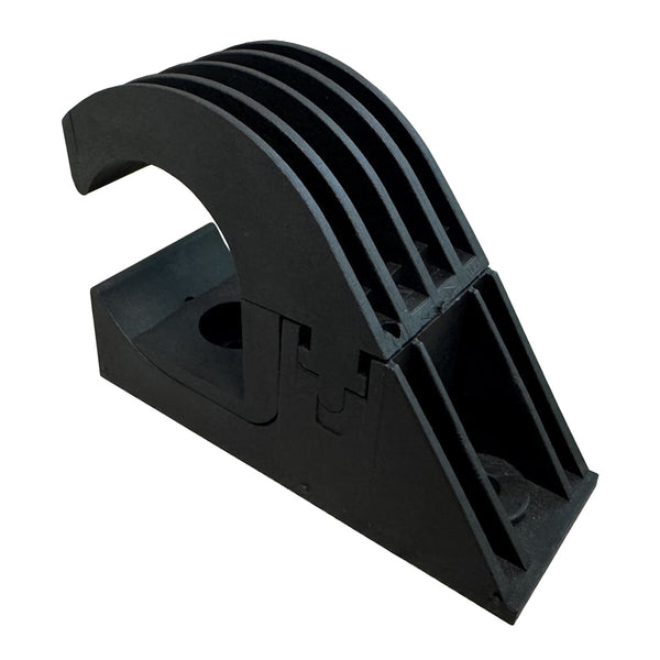 Heavy-Duty Mounting Bracket For Solar Pool Heater Panels With Round Headers