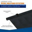 [2-Pack] SwimEasy High-Performance Solar Pool Heater Panels - Highest Performing Design - 15-20 Year Life Expectancy