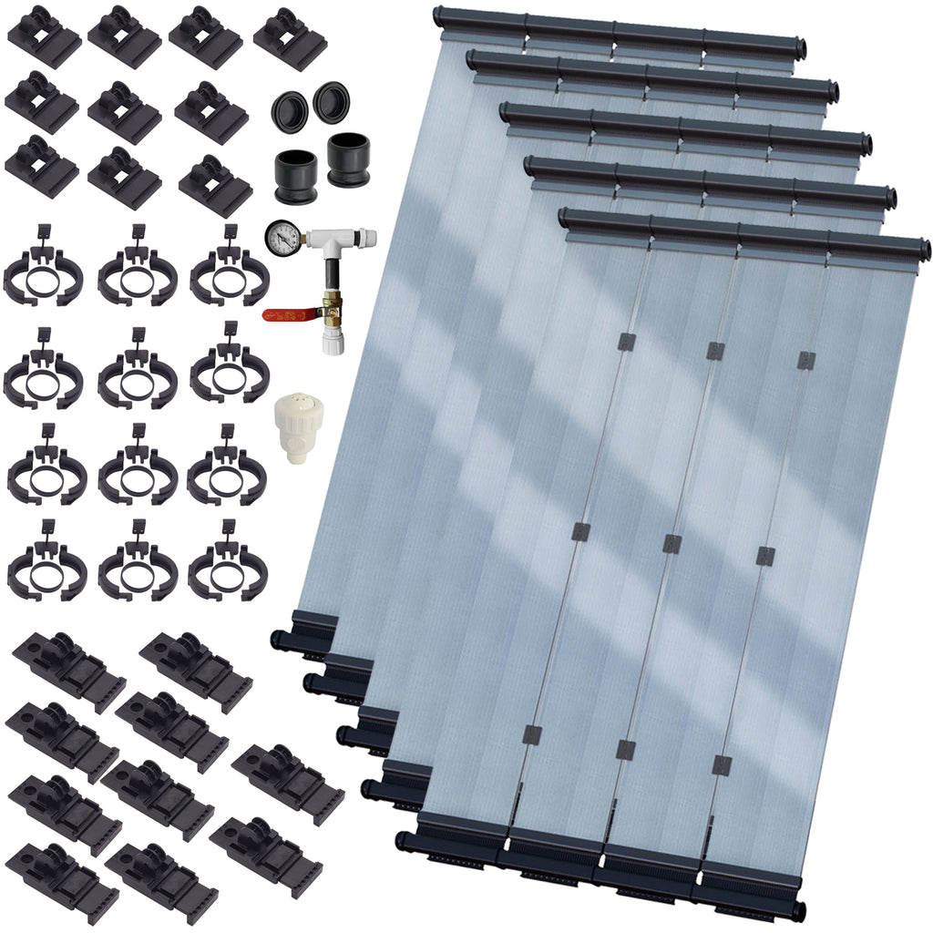 Swimlux Semi-glazed Solar Pool Heater System Diy Kit - Free Shipping 